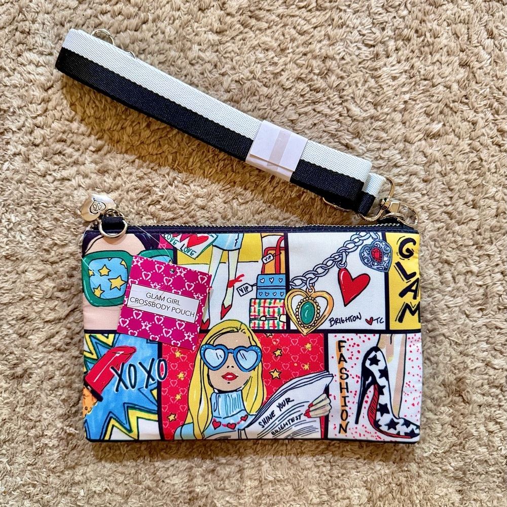 NWT Brighton x Tom Clancy Glam Girl Crossbody Bag - Picture 3 of 4